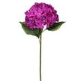 thumbnail image 2 of Goodw7 Faux Hydrangea Artificial Silk Flower with Lifelike Green Leaves and Layered Petals for Home Wedding Decor Floristry Bouquets, 2 of 7