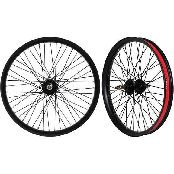 20"/26" x 1.85" Heavy Duty Bike Rim Wheelsset, Front and Rear Wheel, 12 Gauge 48 Spokes Wheelset, Double Wall Aluminum Alloy Bicycle Wheels Rims Disc Brake MTB Wheel Set