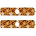 thumbnail image 2 of Coolnut 2 Pack Faucet Mat Splash Guard for Kitchen Sink, Ghosts Skulls Halloween 14x5 Inch Super Absorbent Microfiber Sink Protector Mat, Kitchen Sink Mat Machine Washable Kitchen Sink Accessories, 2 of 7