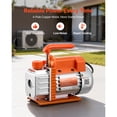 thumbnail image 3 of Single Stage Rotary Vane Vacuum Pump,3.5 CFM 1/4 HP,for HVAC R134a R22 R410a Systems&Automotive AC Maintenance,with Oil Included, 3 of 12