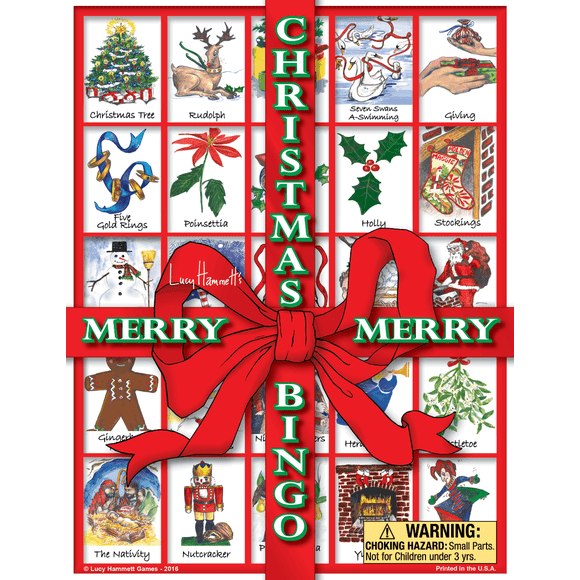 Juego de bingo navideño Lucy Hammett Merry Christmas Kids