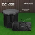 thumbnail image 4 of Brookstone Portable Ice Bath Cold Plunge Water Therapy Tub, Plastic Cover, Helps with Arthritis, Athletes Recovery, One Size, 4 of 20