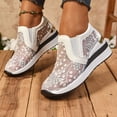 thumbnail image 2 of Mepaouo Espadrilles à Plateforme Compensée pour Femmes Mode Broderie Florale Maille Mocassins à Enfiler Chaussures de Marche, 2 of 8
