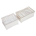 thumbnail image 2 of 2pcs Armoire Vêtements Organisateurs PVC Pratiques Boîtes de Rangement Boîtes à Vêtements, 2 of 6