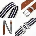 thumbnail image 3 of RENACLIPY Elastic Stretch Belt For Teens Sports Belt In Multi PU 1Pcs Versatile Wear For Stage Performances, 3 of 8
