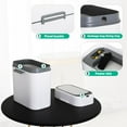 thumbnail image 5 of PayLessHere Bathroom Trash Can with Lid 2.2 Gallon ，Small Slim Garbage Can for Office, (White, 1), 5 of 7