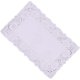 thumbnail image 2 of Tapetes de papel de encaje blanco de 30 x 40 cm, rectangulares, desechables, para bodas, cumpleaños, pasteles, postres y vajilla., 2 of 5