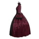 thumbnail image 5 of Mujeres Otoño Invierno Gótico Retro Estampado floral Vestidos de gala Vestidos Vestido Fridja  qw76, 5 of 9