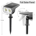 thumbnail image 5 of LITOM 48 LED Solar Landscape Spotlights, IP65 Upgraded Solar Spot Lights Outdoor, 2 in 1 Wireless Waterproof Outdoor Solar Spotlights for Yard Garden Patio, Warm White, 5 of 11