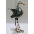 thumbnail image 1 of Metal Crane With Wings Spread Garden Sculpture, 1 of 1