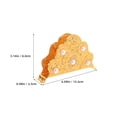 thumbnail image 2 of WHAMVOX Toallas De Vertical En Hierro Dorado Europeo Para Y Ahorra Espacio, 2 of 6