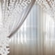 thumbnail image 4 of KAKOWELY Cortina de flores: cortina de cuentas con flores artificiales para bodas en interiores y exteriores. Elegante cortina de guirnalda romántica con flores decorativas., 4 of 4