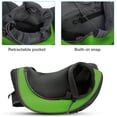 thumbnail image 4 of Bolsa de transporte para perros y gatos, bandolera para perros y gatos, bandolera tipo bandolera, color verde, 4 of 5