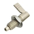 thumbnail image 2 of pitrice 1x Pistons d'Indexation Type L Boulons de Verrouillage en Acier Inoxydable Fil Fin Argent M10-5, 2 of 4