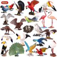 thumbnail image 1 of Simulation Bird Animals Model Cute Woodpecker Parrot Eagle Phoenix Owl Miniatures Action Figure Home Garden Decor Kids Toys GiftM-220 He Qiyong unisex, 1 of 1
