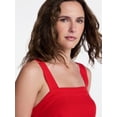 thumbnail image 5 of Time and Tru Women's Square Neck Linen Tank, Sizes XS-XXXL, 5 of 6
