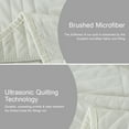 thumbnail image 5 of Davulos Full/Queen Quilt Bedding Set White 3 Pieces Lightweight Soft Modern Geometric Bedspreads, Coverlet Set Quilts for Queen Bed (1 Quilt and 2 Pillow Shams), 5 of 10