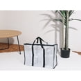 thumbnail image 7 of REGALWOVEN 4 Packs Clothes Storage,Foldable Storage Bags,Moving Bags for Organizing Bedroom,Closet Organizers and Storage with Handles Clear 27*10.5*17.5in, 7 of 7