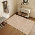 thumbnail image 3 of Area Rugs 4'x6'. Pink Line Art Carpet Runner Indoor Outdoor Rugs Home Decor Aesthetic, Abstract Minimalist Sketch Cartoon Outline Non Slip Mats Washable Accent Rug for Living Room Bedroom, 3 of 8