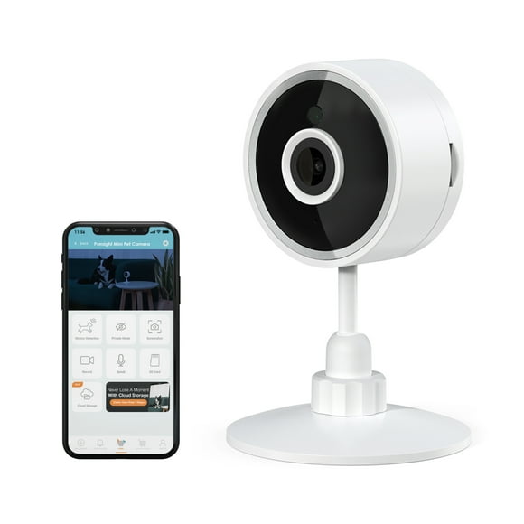 Instachew PurrSight Mini Wi-Fi 2K HD Pet Camera, Indoor Security Camera with App for Cats and Dogs