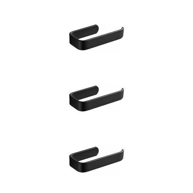 Bearachild Soporte de papel, estante de almacenamiento autoadhesivo para baño, colgador sin perforaciones con pegatinas, rollo de tejido moderno para el Type1 NO1 Bearachild CBP214629