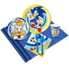 Sonic the Hedgehog Party Supplies - Party Pack for 8, Includes (8) paper dinner plates, (8) paper dessert plates, (8) 9 oz. paper cups, (16) 2-ply paper lunch napkins,.., By BirthdayExpress