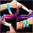 thumbnail image 3 of HUGFEGWE 600 Pcs Paper Wristbands for Events Neon Party Wristbands Colored Wristbands Waterproof Paper Identification Wristbands for Concert Bar Entrance Admission (Multicolor, AZ824-26720, 3 of 7