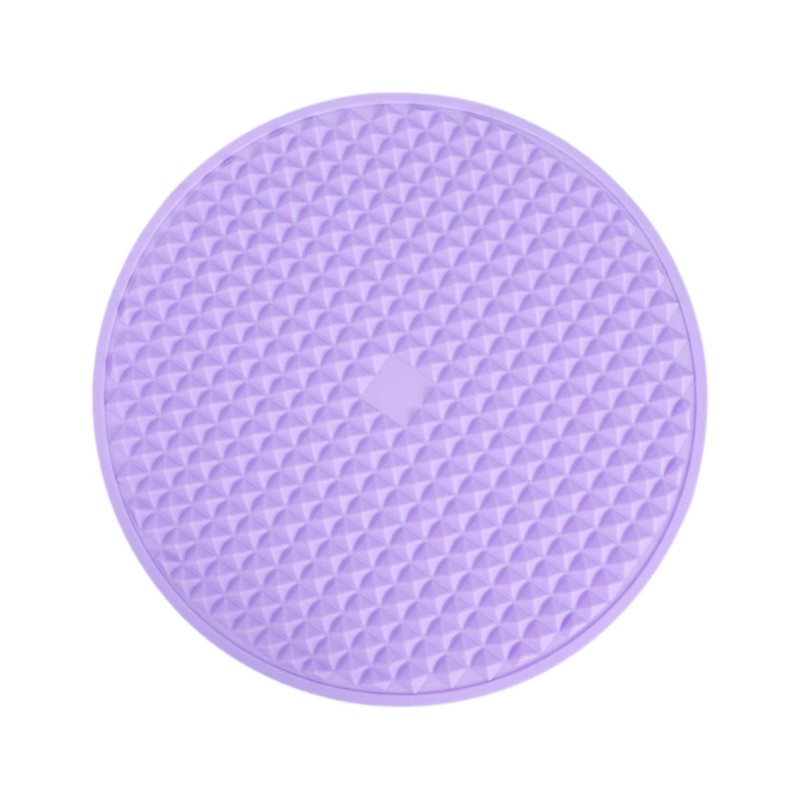 Serenable Acupressure Mat Foot Massage Folded Water Resistant Walk Massagers Massage Blanket for Household Living Room Office Travel Purple