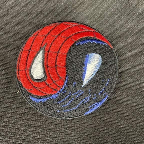 Official Marvel Comics Amazing Spiderman Venom Ying Yang Iron on Applique Patch
