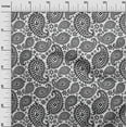 thumbnail image 3 of oneOone Georgette Viscose White Fabric Asian Paisley Block Quilting Supplies Print Sewing Fabric By The Yard 42 Inch Wide, 3 of 4