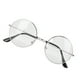 thumbnail image 4 of Anteojos con lentes Transparentes de Estilo Vintage, Anteojos con Montura Metálica Unisex para Hombres y Mujeres: Montura Aerodinámica, Duradera y Cómoda, A PrueBa de Radiación, 4 of 7