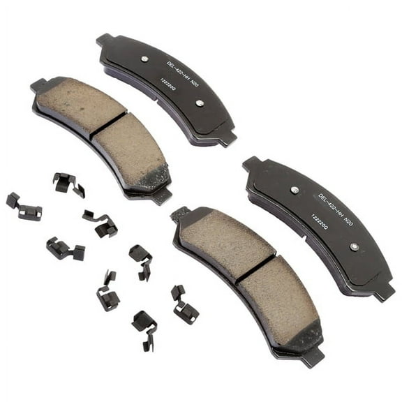 ACDelco Gold Performance Ceramic Brake Pad Set, w/ Hardware Fits select: 1998-2004 CHEVROLET S TRUCK, 1997-2005 CHEVROLET BLAZER
