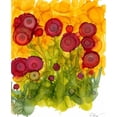 thumbnail image 2 of Baynes, Cheryl 15x18 Gold Ornate Wood Framed with Double Matting Museum Art Print Titled - Poppy Whimsy VIII, 2 of 4