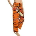 thumbnail image 2 of Tigger Women's Pajama Pants Comfy Casual Loose Sleep Bottoms Pants Drawstring Wide Leg Long Lounge Pants, 2 of 8