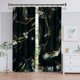 thumbnail image 3 of Cortinas de impermeables para con ganchos para gimnasios, Negro Gloria Cortinas de baño, 3 of 8