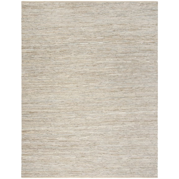 SAFAVIEH Vintage Leather Deemer Solid Area Rug, Beige, 9' x 12'