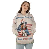 Democratic Basset Hound Making Woof Count Election 2024 All Over Print ...