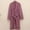 Brown, variant on uublik Women Robes Flannel Robes Casual Long Sleeves Robes Winter Woman Bathrobe Nightwear Blue