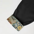 thumbnail image 6 of Eryao Men's Casual Long Sleeve Button Down Shirt Fall Lightweight Beach Wedding Shirts with Pocket,Black,M, 6 of 7