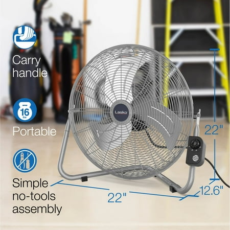 Lasko - Portable Fan - Silver