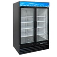 thumbnail image 1 of MoTak MGD-2DF-48 53 9/10" Two Section Display Freezer w/ Swing Doors - Bottom Mount Compressor, Black, 115v, 1 of 1
