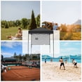 thumbnail image 2 of COOS BAY 6'x4' Instant Pop Up Canopy Tent with Adjustable Sun Wall, Lightweight Compact Portable Canopy with Carry Bag, Black, 2 of 8