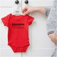 thumbnail image 5 of Grandma When Mom Says No Grandchild Romper Boys or Girls Infant Baby Brisco Brands 12M, 5 of 6