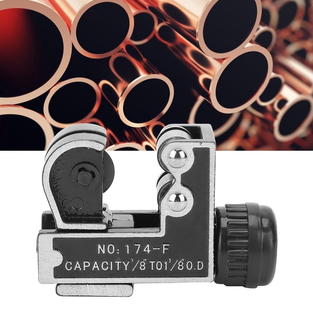 Cortador de Tubbería, Cortador de Tubbería de Cobre 3-28 mm Tipo C CT-174 Ligero para Cortar Tubería de Cobre