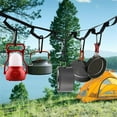 thumbnail image 3 of Correa de almacenamiento para camping de 20 pies con 19 hebillas, cuerda colgante portátil para acampar, senderismo, accesorios para tienda de campaña al aire libre, 3 of 5