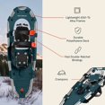 thumbnail image 3 of Paquete de raquetas de nieve y bastones de senderismo Retrospec Superior Blue, 3 of 8
