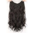 thumbnail image 4 of Pieza de peluca Una pieza Clip en forma de V para cabello Parche para cabello sin costuras Almohadilla para cabello Pieza de cabello largo y rizado para mujer, 4 of 5