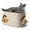 Brown, variant on OUDOSPRS Cat Bed Capsule Portable Spaceship Space Capsule with Cushion, Pet Bed House, Indoor Large Size Detachable Portable Transparent Cat House, Furniture Living Room, Bedroom, Pet Shop