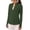*Army Green, variant on ClodeEU Women's Quick Dry UPF Sun Protection Long Sleeve Mock Neck Top , Solid Color Zip Up Athletic Shirt with Pockets Purple,Womens Plus XL