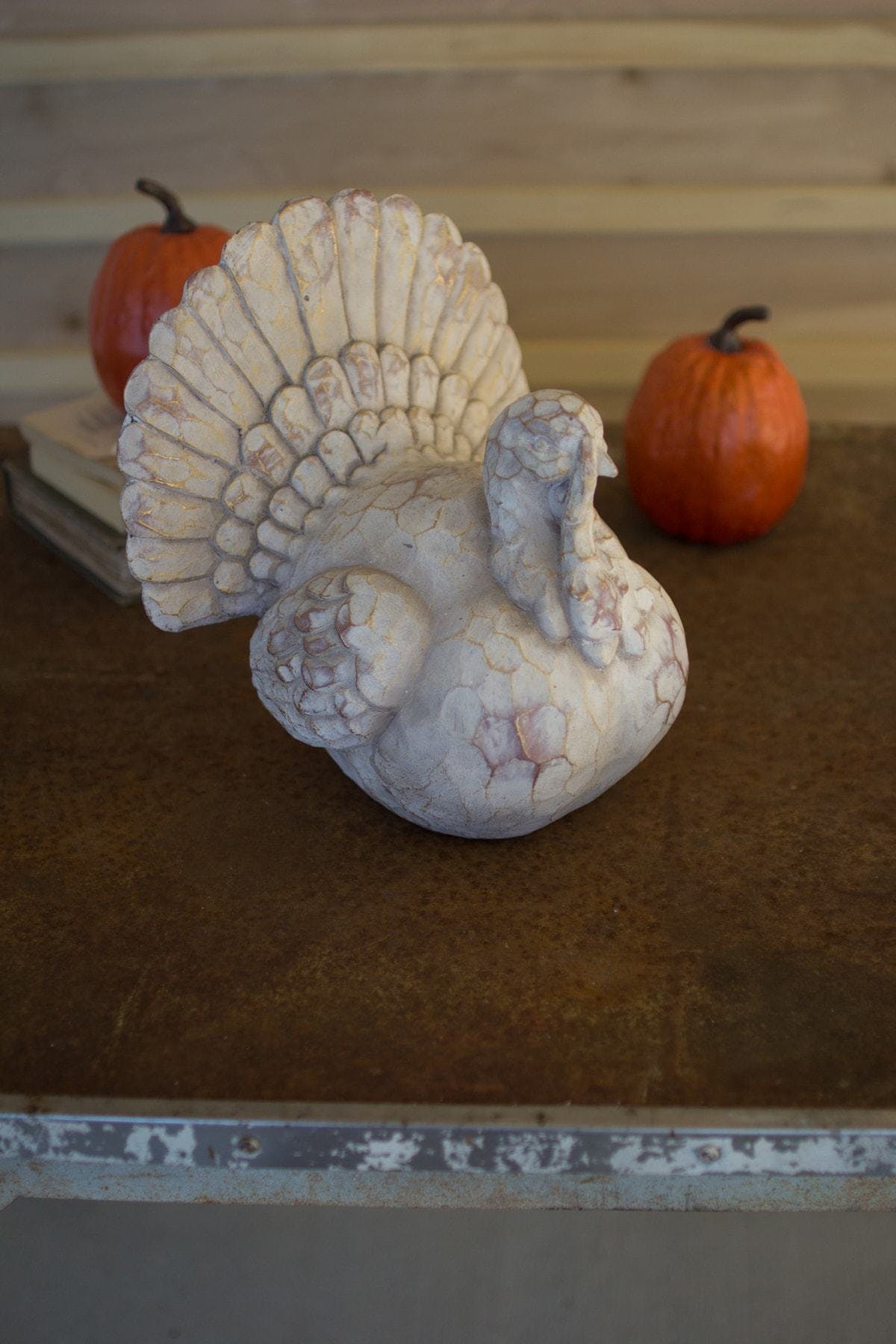 resin turkey statue